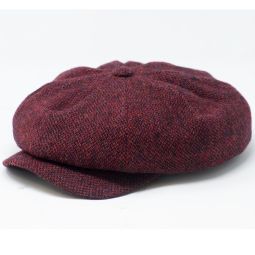 Alfonso D'Este Portici Wool Newsboy Cap